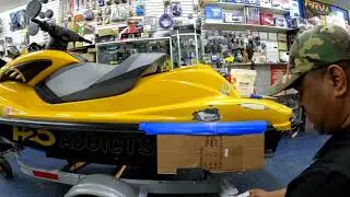 custom music system on jetski Xtreme auto nyc