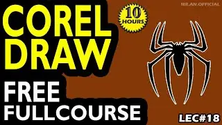 Free Graphic Design Corel Draw Course | Lec#18 | Beginner To Advance Corel Draw| Full Professional |