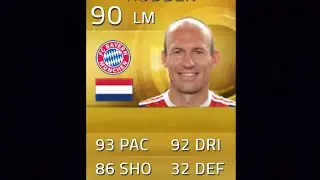 FIFA 15 ROBBEN 90 Player Review & In Game Stats Ultimate Team