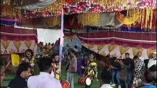 Mehandi at -shiravali💖Abu bhai khalu baja || tufan group 💖lezim dance 💖💖