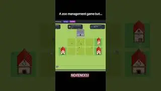 a zoo management game with no fences 🙊 #gaming #pcgames #game #animalgame