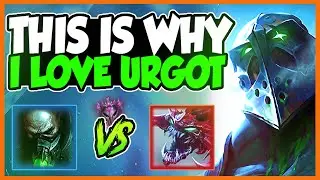 This is why I love Urgot (big damage and fears) [Urgot vs Cho'gath] - League of Legends