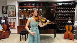 Markneukirchen School, Label &ldquo;Andrea Amati&rdquo;, 1880 ／ ヴァイオリン演奏動画 ／ J.S.バッハ：無伴奏ヴァイオリン・パルティータ第2番 シャコンヌ