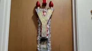 DIY GodBlessing winter wall hanging  holiday craft 2022.