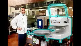 Pressing Pizza Dough with Freddy! ft. DoughXpress