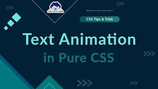 Text Animation with Pure CSS | CSS tutorials | 