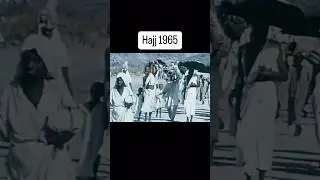 Hajj in 1965 old Hajj Video Makkah Al Haram old kaaba old Mecca old Saudi Arabia