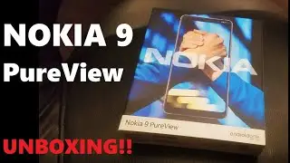 **Nokia 9 PureView Unboxing** FIVE CAM Startup! -GHG 2NZ-