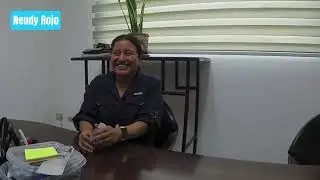 Neudy Rojo interview at Trifinio community health clinic