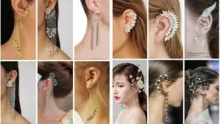 very fashionable earing ideas # beautiful ear accessories # zainab fashion world