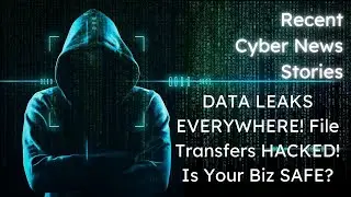 DATA LEAKS EVERYWHERE!  File Transfers HACKED!  Is Your Biz SAFE?
