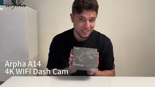 New 4K Dash cam Review | ARPHA A14 Front camera