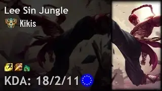 Lee Sin Jungle vs Evelynn - Kikis - EUW Challenger Patch 6.19
