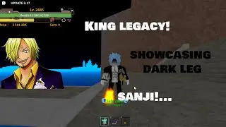 How to get black leg and showcasing it l King Legacy