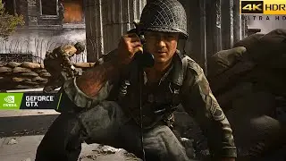 CALL OF DUTY: Вторая мировая война - Сопутствующий ущерб | Геймплей, часть 6 [4K 60FPS]