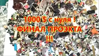 1000 $ с нуля ! финал проекта , неожиданный итог !