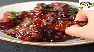How To Make BBC Chicken Wings Recipe At Home | How To Make Barbeque Chicken Wings Recipe At Home
