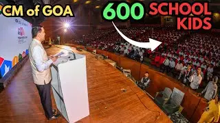 A beautiful event in Goa | 600 kids learn chess | FIDE World Cup 2025