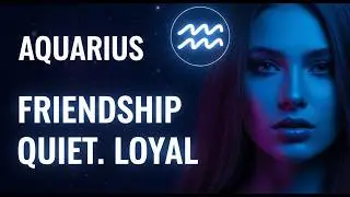 AQUARIUS ♒ & FRIENDSHIP: Why They Disappear&hellip; But Never Betray You | The Truth About Aquarius Loyalty