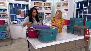 LocknLock Flat Top Insulated Cooler Bag on QVC