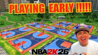 PLAYING PARK EARLY🟢NBA 2K26 EARLY ACCESS GAMEPLAY🟢  !TIKTOK !YT 🟢🟢🟢