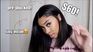 Slaying A CHEAP Bob Wig Quick & Easy | ft Nadula Hair