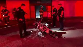 Motorcycle Set on Fire inside FoodMaxx in Antioch