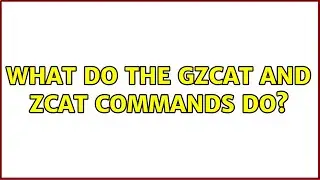 Ubuntu: What do the gzcat and zcat commands do? (3 Solutions!!)
