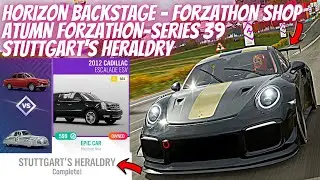FORZA HORIZON 4-HOW TO COMPLETE Weekly forzathon challenges STUTTGART'S HERALDRY-series 39-Full info