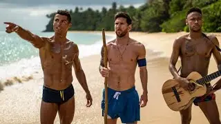 Ronaldo, Messi, Neymar - adventures on the island collection!
