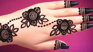 Elegant Floral Arabic Mehndi Design | Minimal & Luxury Look #mehndi 