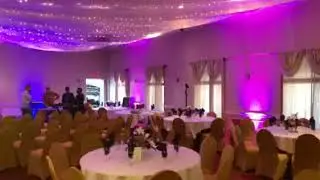 Decorations at Neha Palace banquet hall