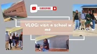 Vlog: We visited a school to donate pads 🥰❤️ #NdoniHlophe #southafricanyoutuber #durban