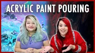 Acrylic Paint Pouring Challenge!