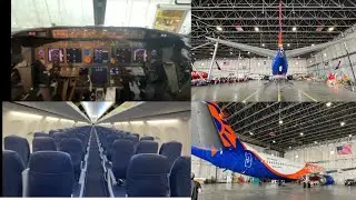 Sun Country Airlines Maintenance Hangar and Aircraft Tour