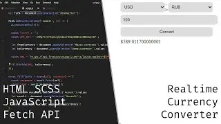 ASMR Coding - JavaScript real-time currency converter | Fetch API  - No Talking