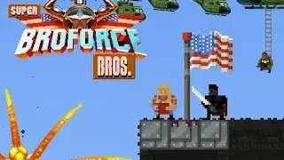 Super Broforce Bros 7: Black Neo, White Blade