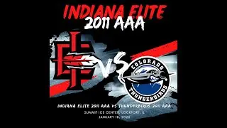 INDIANA ELITE 2011 AAA 14U VS COLORADO THUNDERBIRDS AAA 14U- GAME 1-  1.18.26