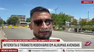 AVENIDAS DE QUELIMANE INTERDITAS PARA FESTIVAL DE DRIFT E SPINNING| TV Zamb&eacute;zia 24h