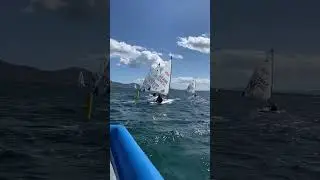 Training session in Pollen&ccedil;a 🇪🇸 before starting the 2024 EurILCA Europa Cup ESP 💪⛵️