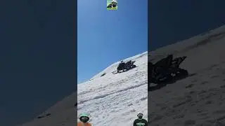 Funny Snowmobile Fails P2 #shorts