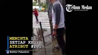VIRAL, Satpol PP Medan Larang Warga Pakai Kaos #2019GantiPresiden Masuki Lapangan Merdeka