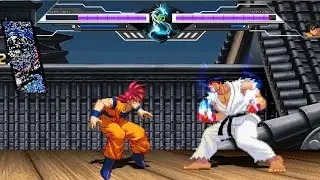 Shin Ryu vs Goku - High level Awesome fight!
