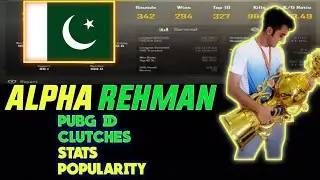 ALPHA REHMAN KD AND STATISTICS REVEALED😍😍ALPHA REHMAN PUBG ID|BEST PUBG MOBILE PLAYER OF PAKISTAN