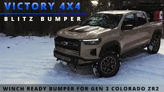 Winch Ready Bumper For The 2024 Colorado ZR2 From Victory 4x4