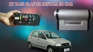 KY Bass blaster power woofer & circuit board Install in car / Joshua creators