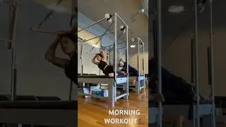 CADILLAC WORKOUT to start the day before teaching clients .  CADILLAC PILATES EXERCISE ROUTINE