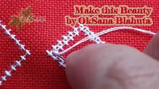 ВИШИВКА як вишивати ХРЕСТИКОМ  Лайфхак | Let's learn to embroider with CROSS-STITCH  Lifehack