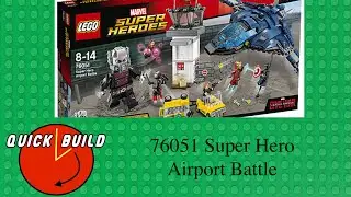 Quick Build #24 - Captain America: Civil War LEGO 76051 Super Hero Airport Battle (Time-lapse)