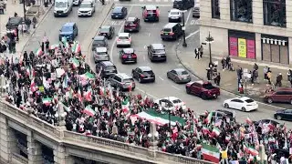 Global Day Of Action Iranian Protest - Calling For Total Overthrow Of The Islamic Republic of Iran